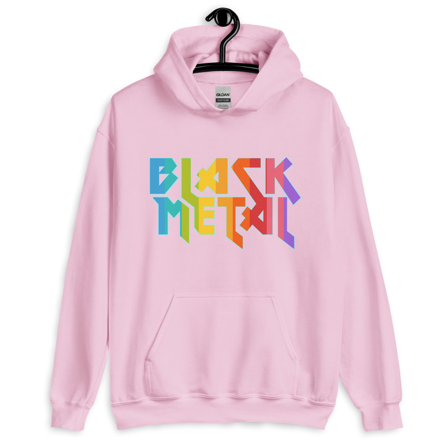Black Metal Rainbow Hoodie