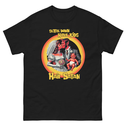 Hail Satan! Settle Down T-shirt