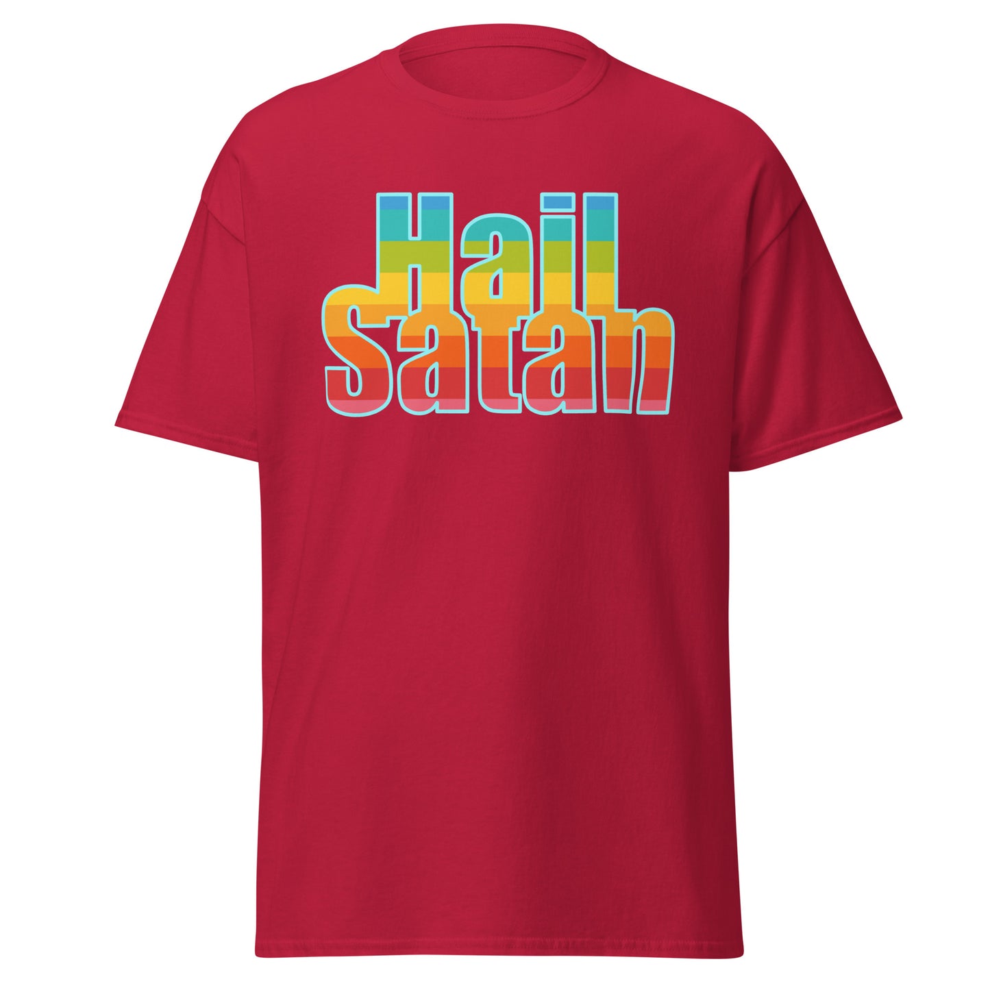 Hail Satan Rainbow T-shirt