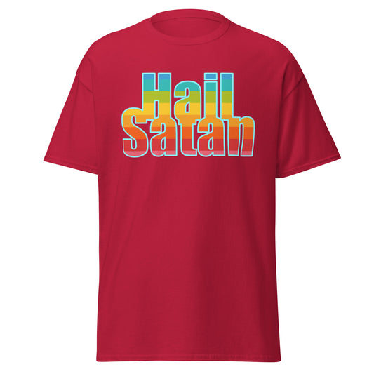 Hail Satan Rainbow T-shirt