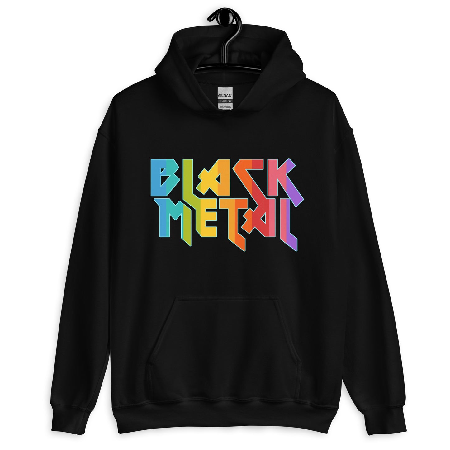 Black Metal Rainbow Hoodie