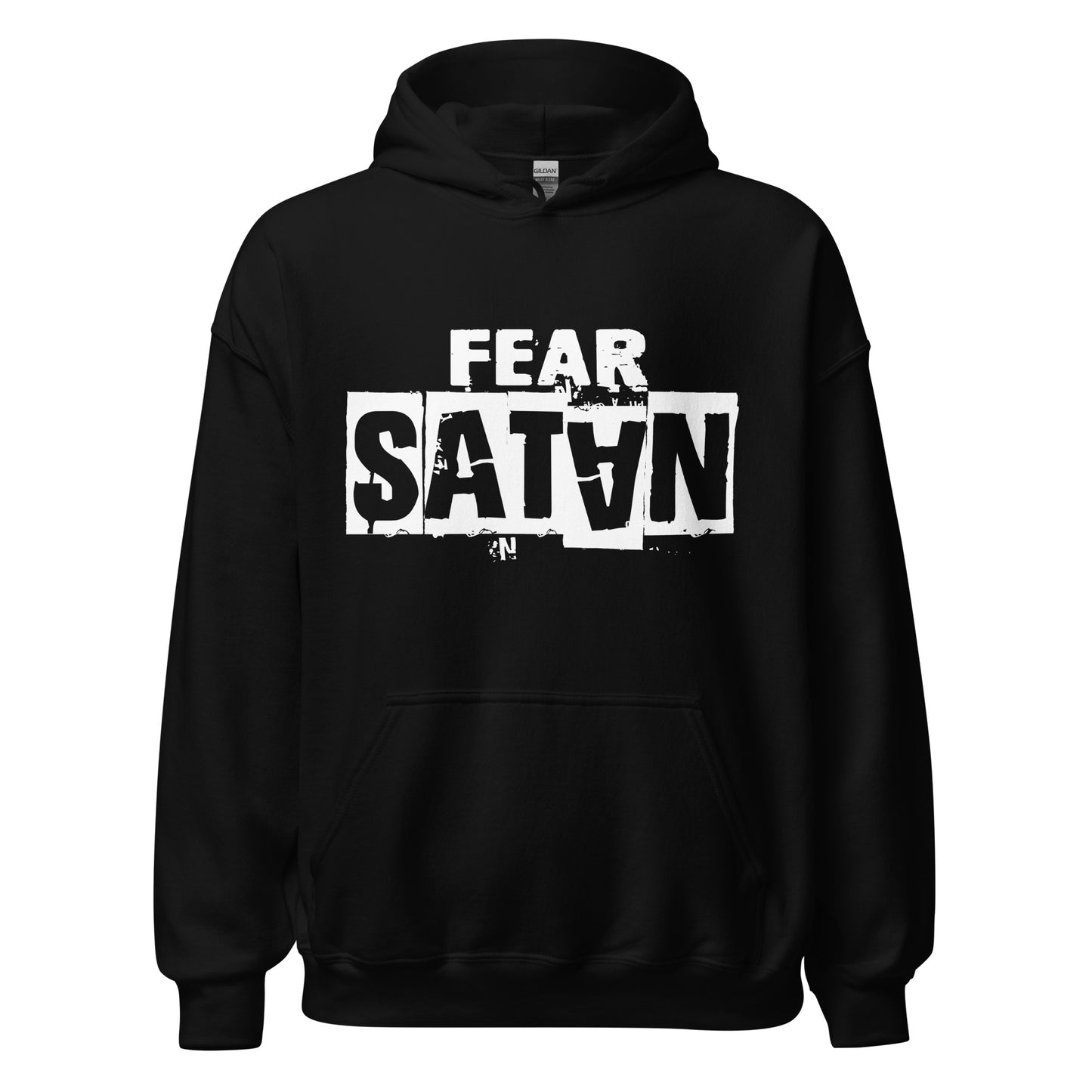 Fear Satan Black Unisex Hoodie