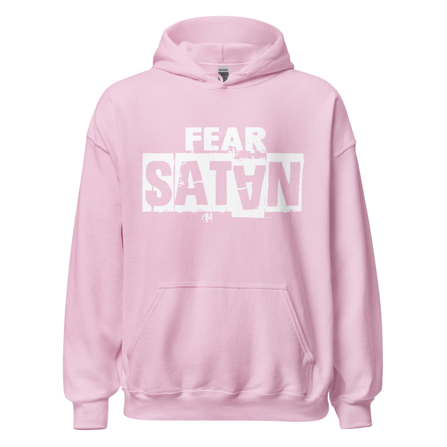 Fear Satan Pink Hoodie (Unisex)