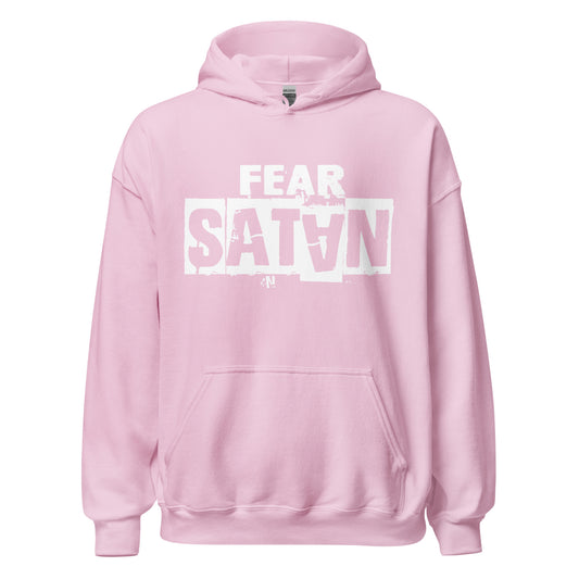 Fear Satan Pink Hoodie (Unisex)